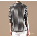 PK18ST074 wool woman sweater two tone colour block stripe T-shirt sweater